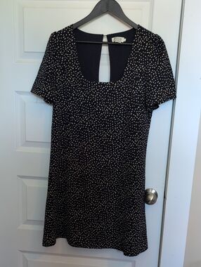 Molly Bracken Navy Square Neck Dress